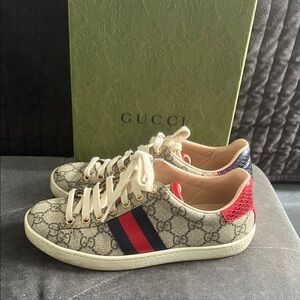 Gucci Monogram ACE women’s sneakers size 35